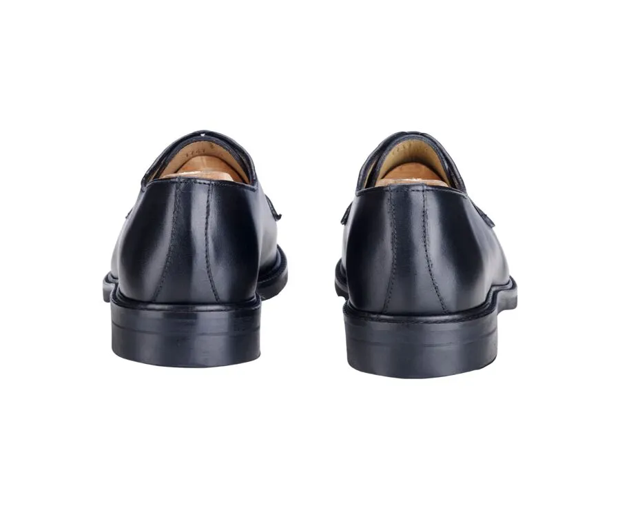 DARK DERBY SHOES  RUBBER OUTSOLE  MONTEREY CLASSIC GOMME CITY