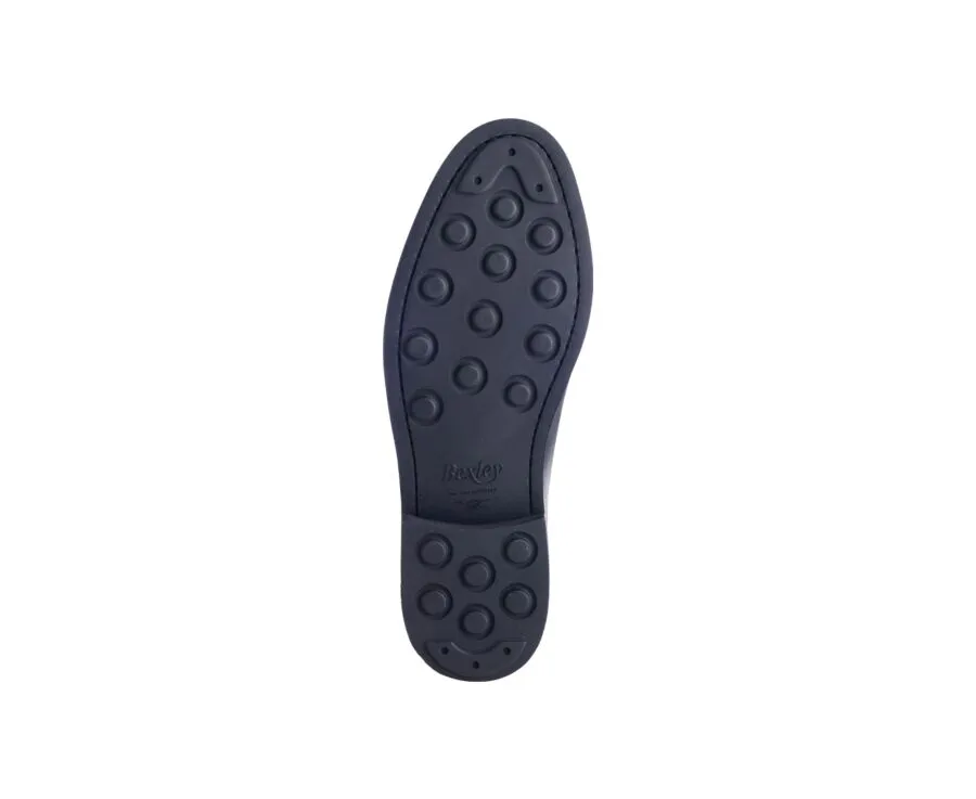 DARK DERBY SHOES  RUBBER OUTSOLE  MONTEREY CLASSIC GOMME CITY