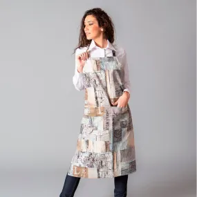 Delantal con peto estampado Maderas - Gary's