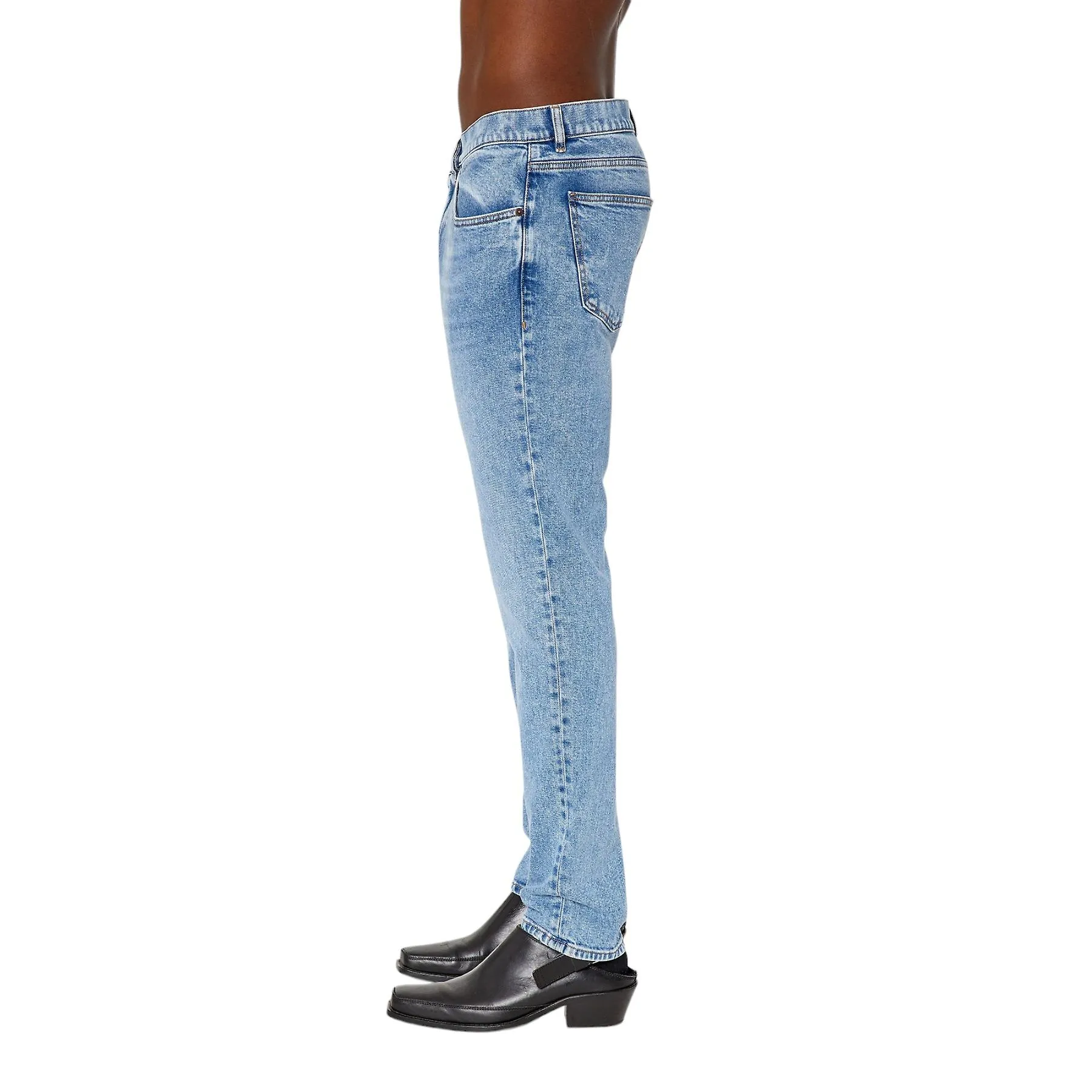 DIESEL 2019 DSTRUKT 09B92 MENS DENIM JEANS SLIM FIT TAPERED STRETCH COTTON