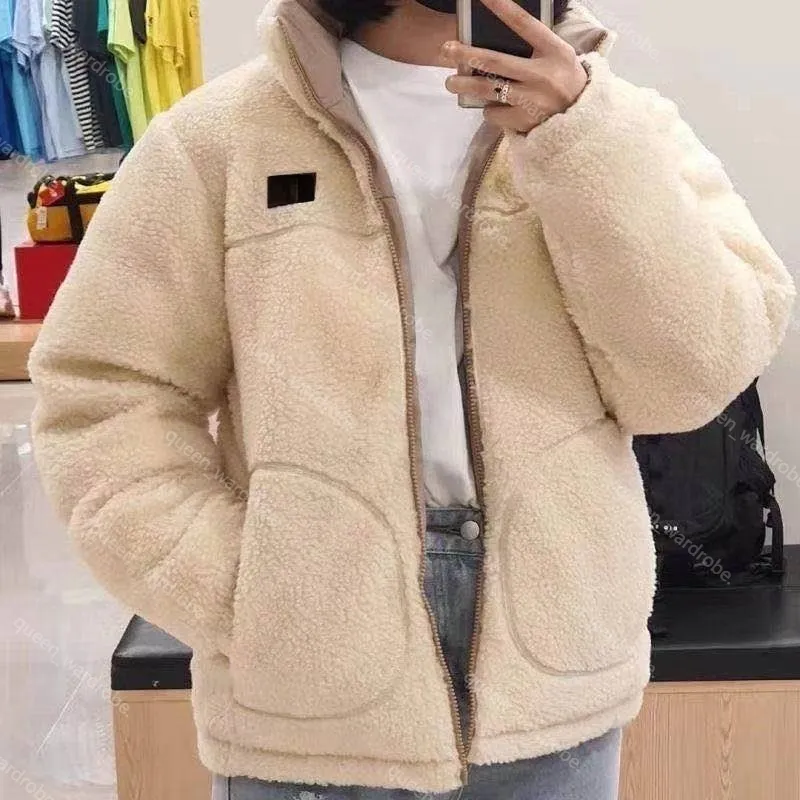 Diseñador para hombre chaquetas de invierno chaquetas de lana prendas de vestir exteriores collar de pie norte parka abajo abrig