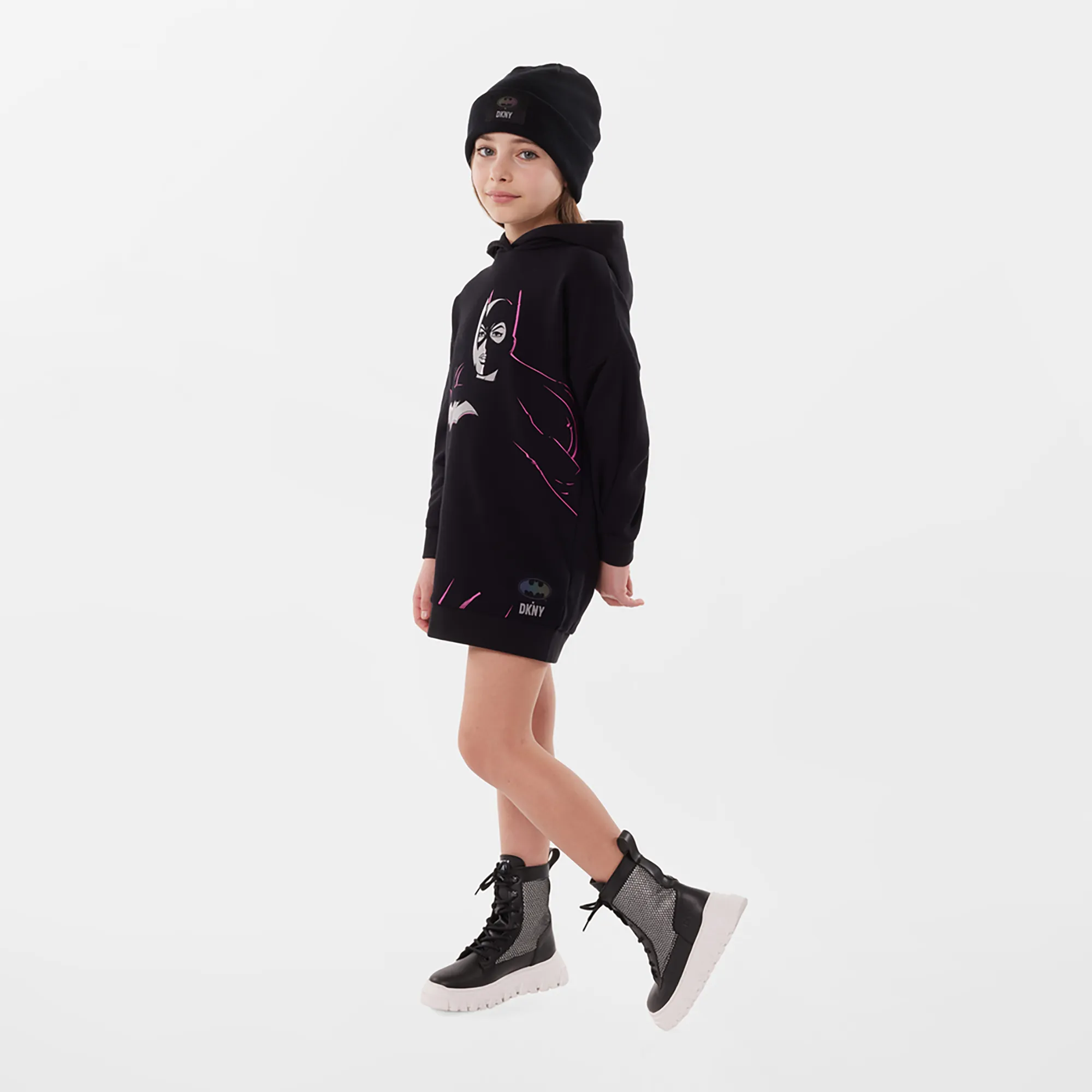 DKNY Vestido sudadera con capucha