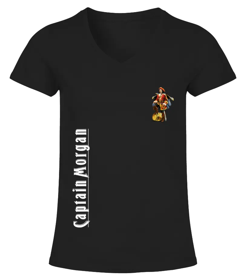 Dr Captain Morgan Camiseta cuello pico Mujer