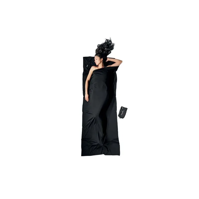 Drap De Sac COCOON Lana merina (negro) rectangular