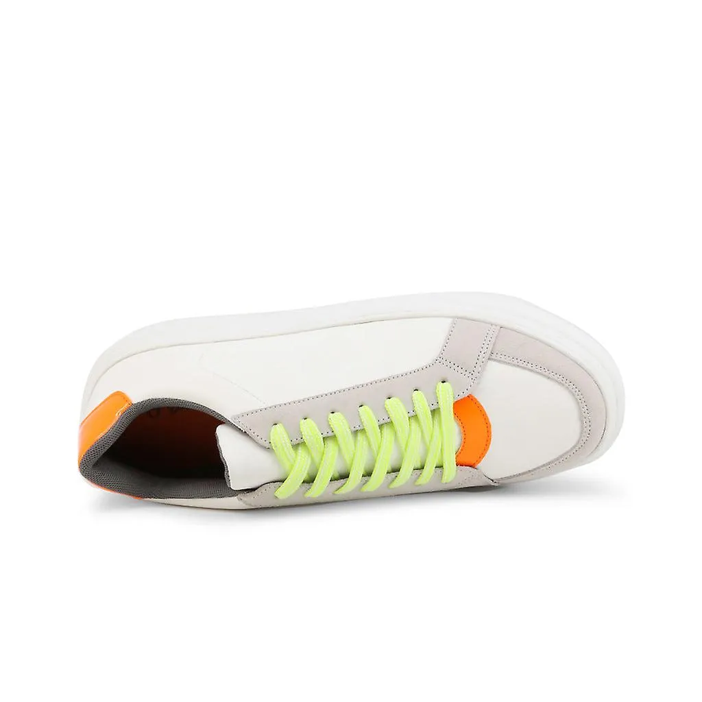 Duca di morrone nathan zapatillas de piel blanca