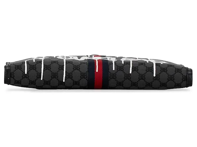 Embrague Balenciaga The Hacker Project BB Supreme Graffiti Ophidia negro 