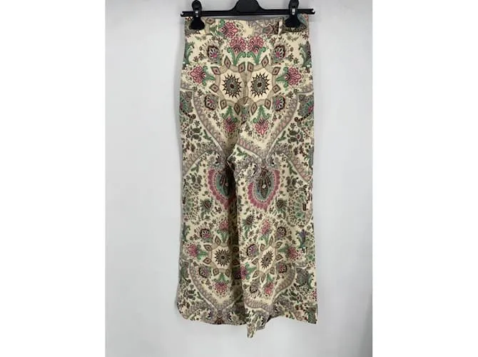 ETRO Pantalón T.ESO 38 Viscosa Multicolor 