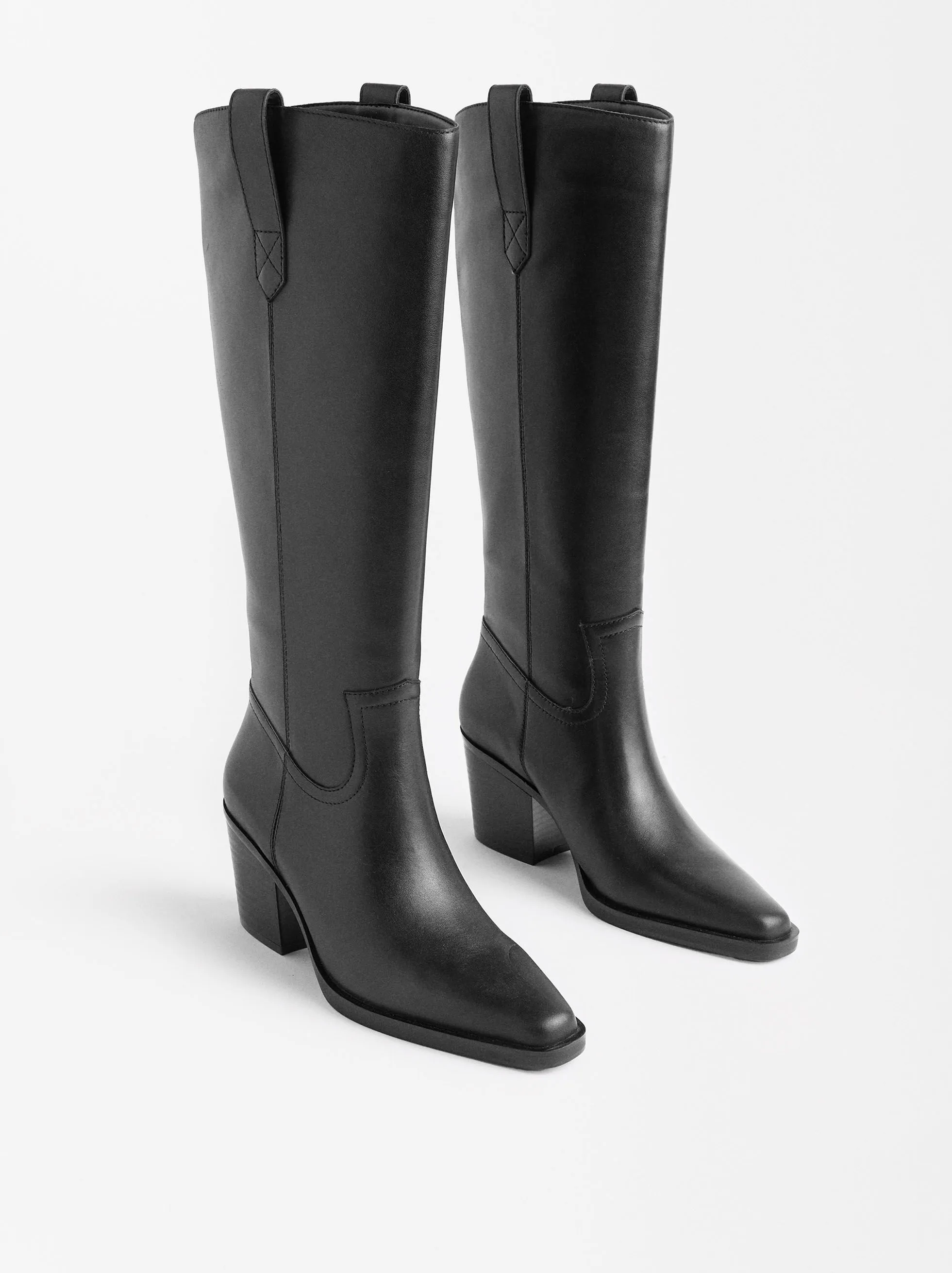 EXCLUSIVO ONLINE  BOTAS ALTAS DE PIEL