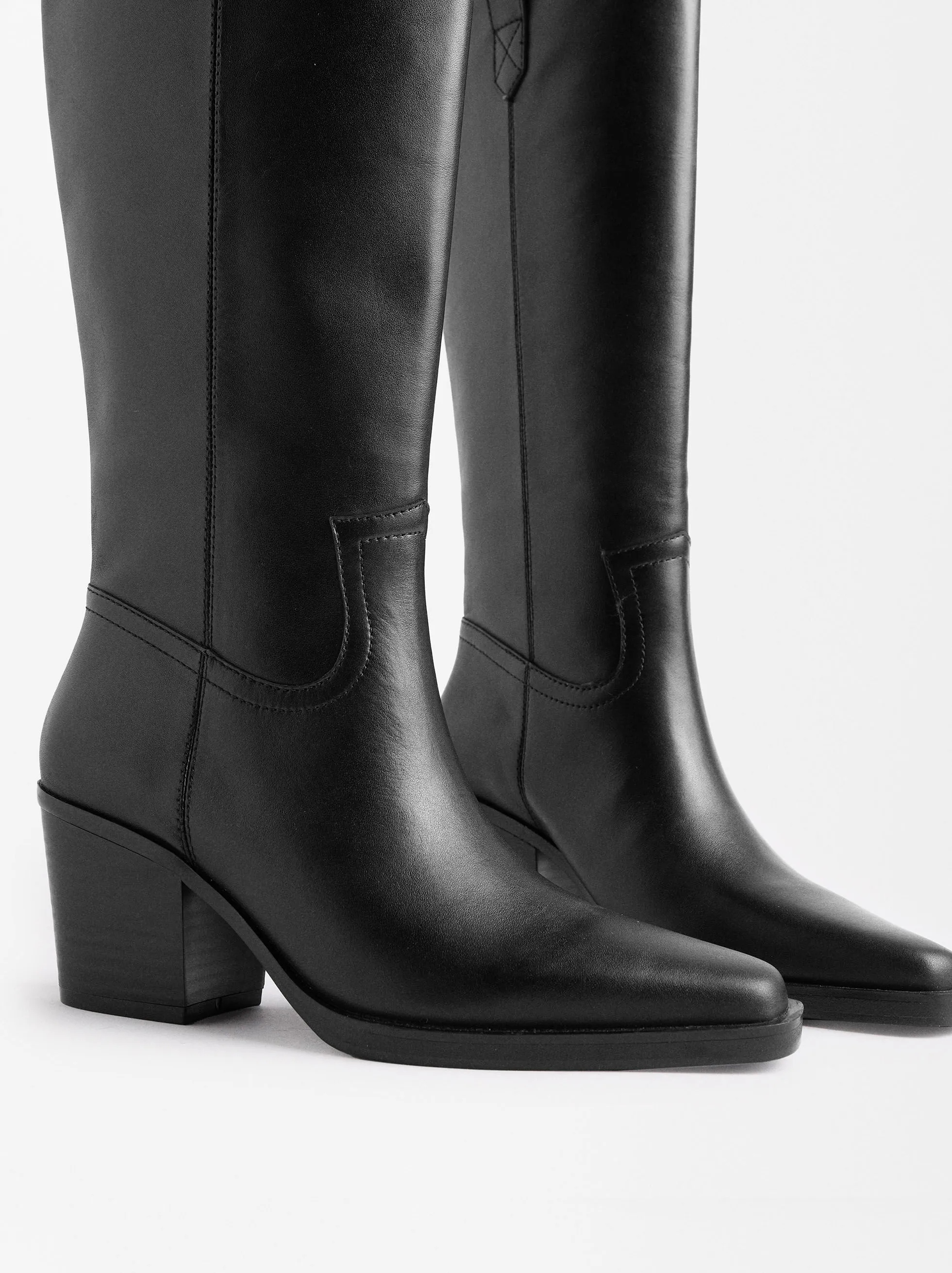 EXCLUSIVO ONLINE  BOTAS ALTAS DE PIEL