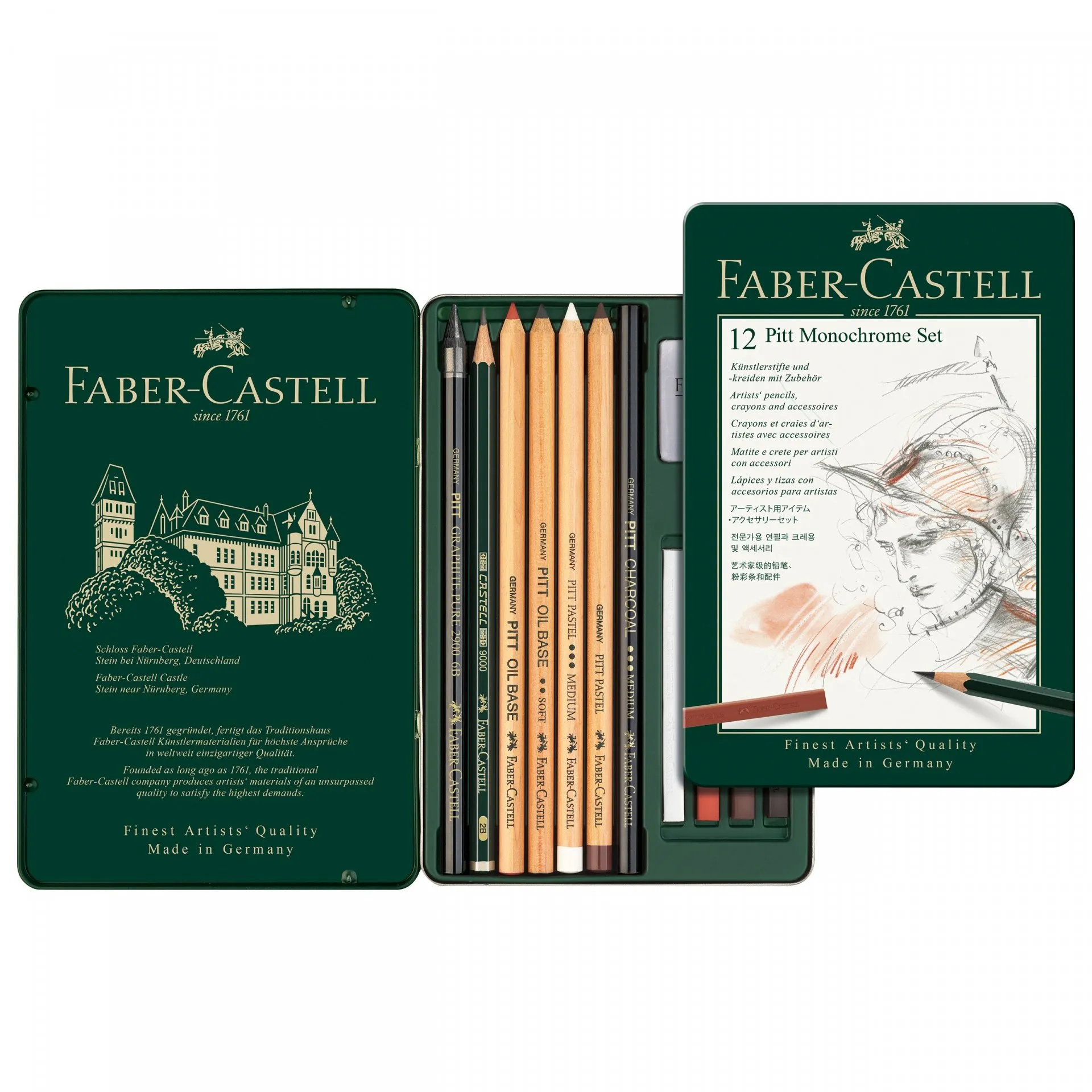 FABERCASTELL BOLíGRAFO DE ARTISTA PITT MONOCROMO, JUEGO