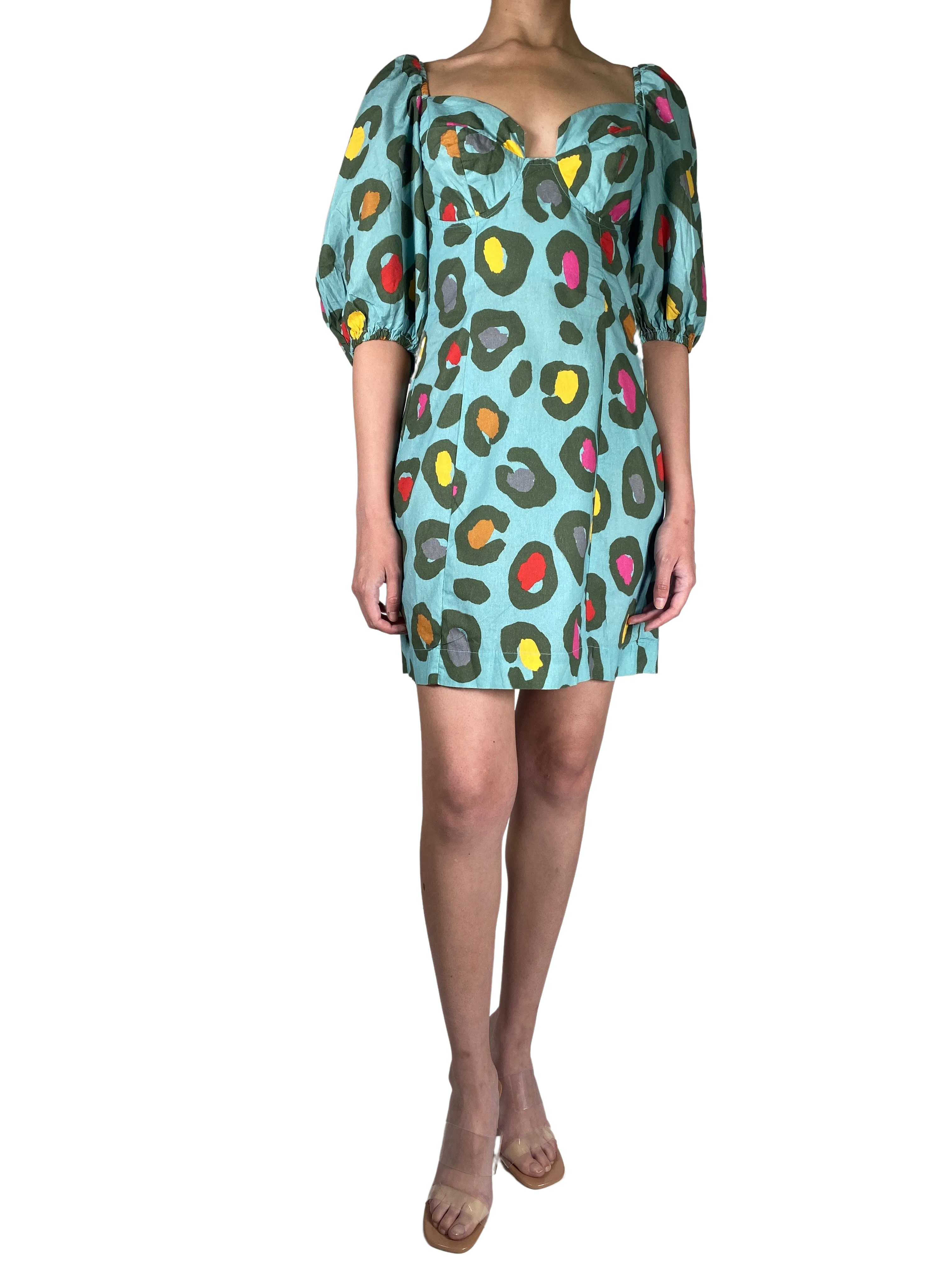 FARM RIO Vestido Animal Print