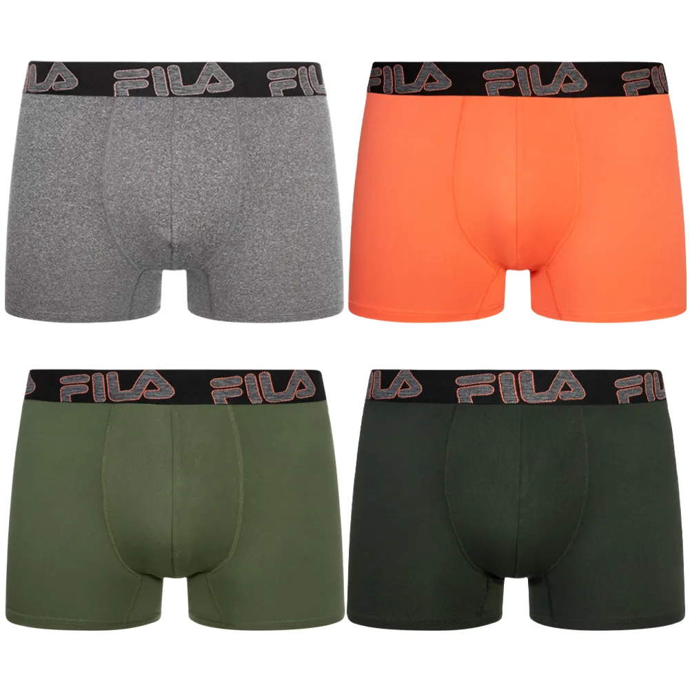 FILA HOMBRE CALZONCILLOS BóXER PACK DE 4 FM412BXPB7021
