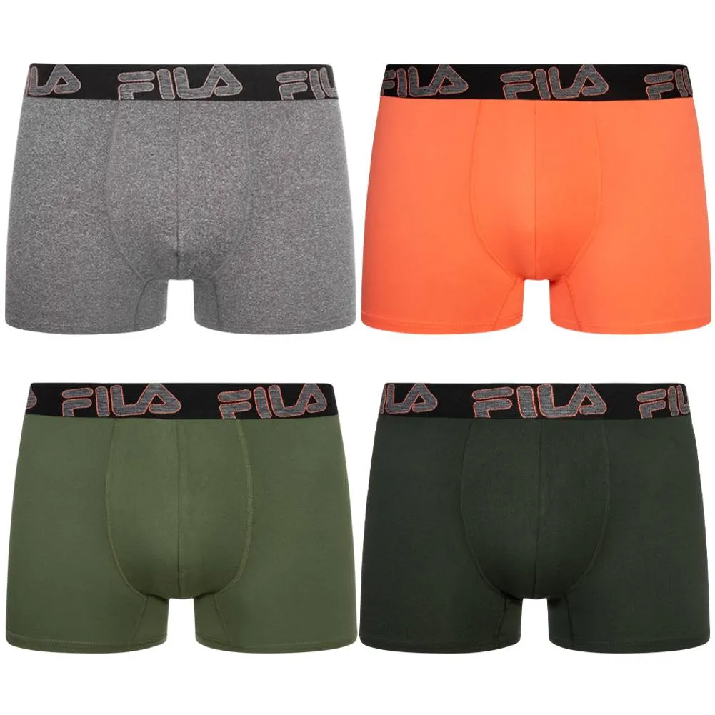 FILA HOMBRE CALZONCILLOS BóXER PACK DE 4 FM412BXPB7021