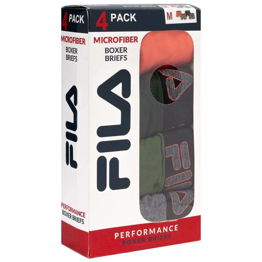 FILA HOMBRE CALZONCILLOS BóXER PACK DE 4 FM412BXPB7021
