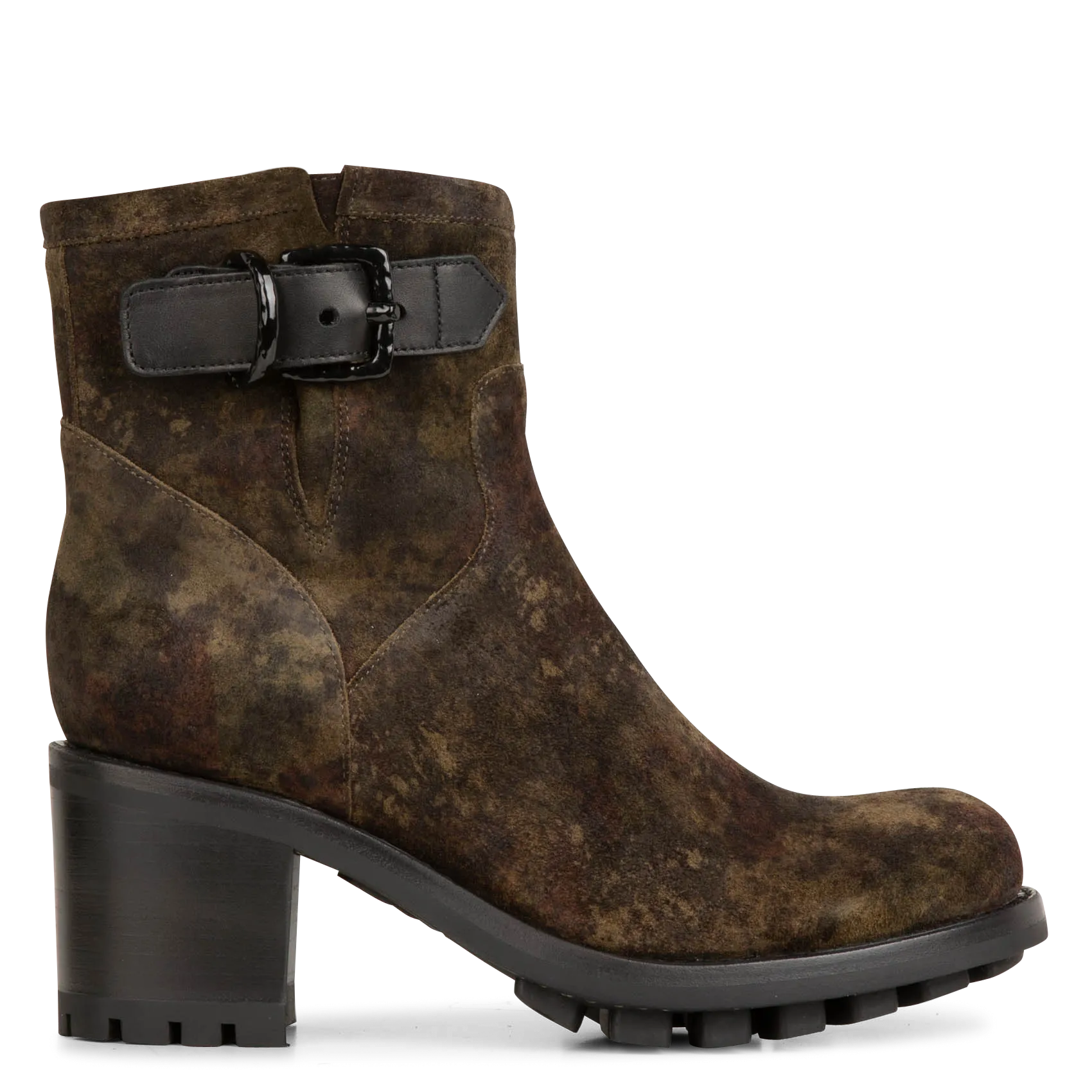 FREE LANCE JUSTY 7 SM GE BUCKLE  BOTINES DE CUERO EN MULTICOLOR