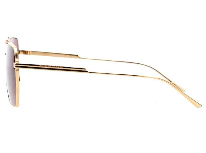 Gafas de sol Bottega Veneta BV1012S en metal dorado 