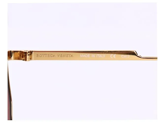 Gafas de sol Bottega Veneta BV1012S en metal dorado 