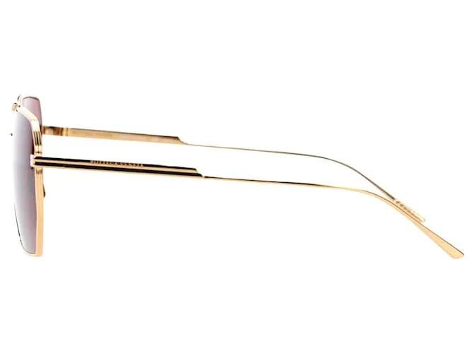 Gafas de sol Bottega Veneta BV1012S en metal dorado 