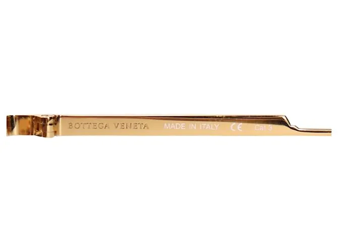 Gafas de sol Bottega Veneta BV1012S en metal dorado 
