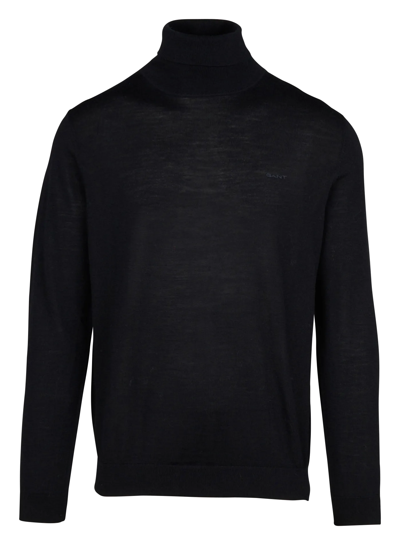GANT Cuello alto recto de lana merino extrafina en negro