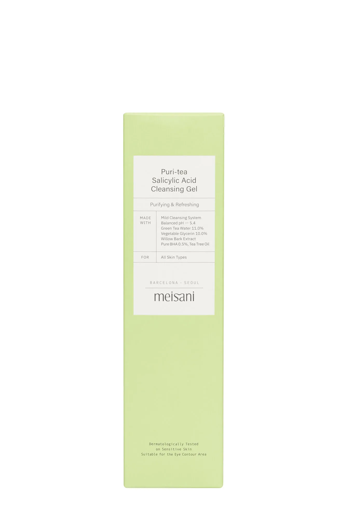 Gel limpiador facial purificante y refrescante