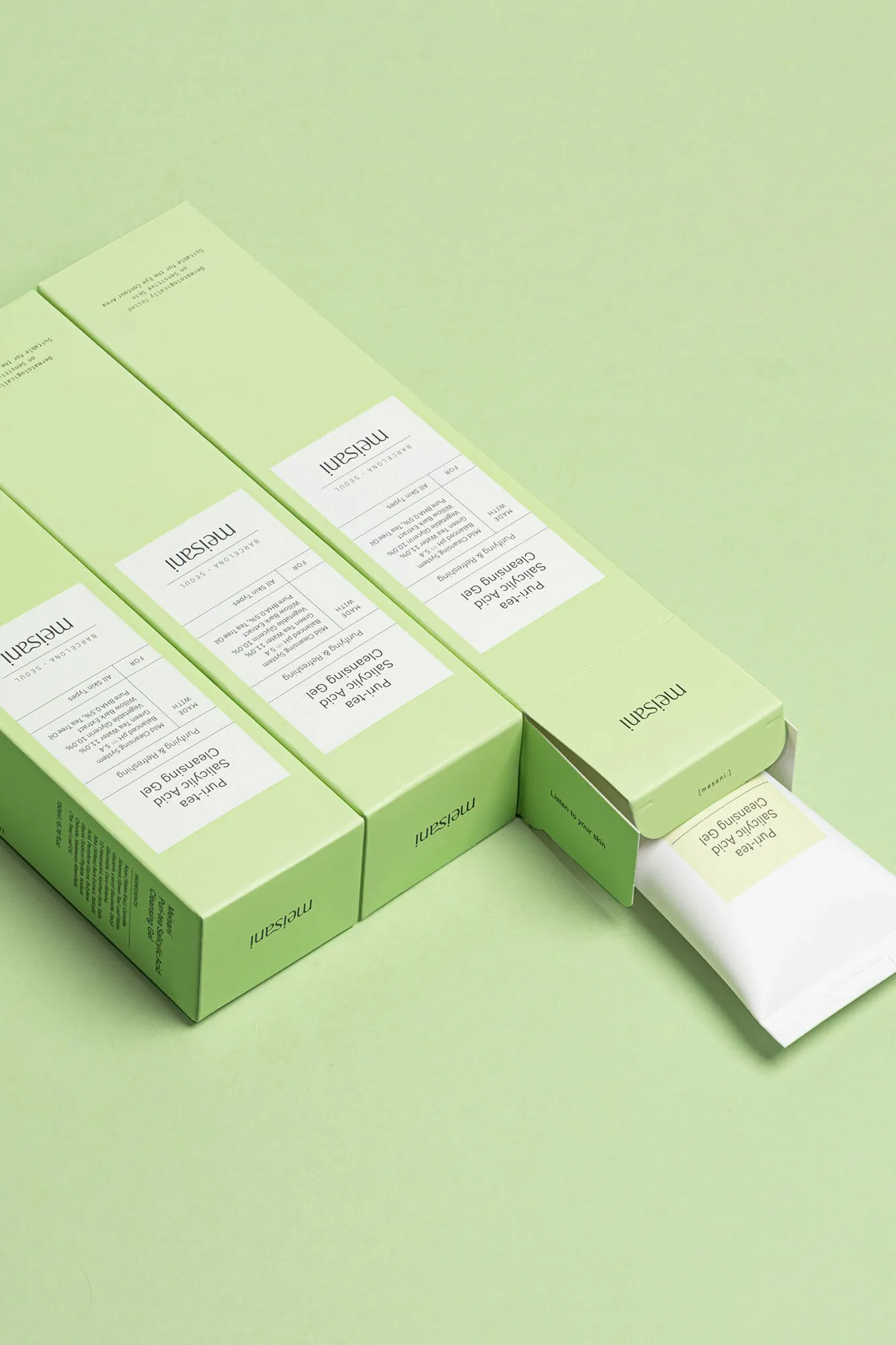 Gel limpiador facial purificante y refrescante
