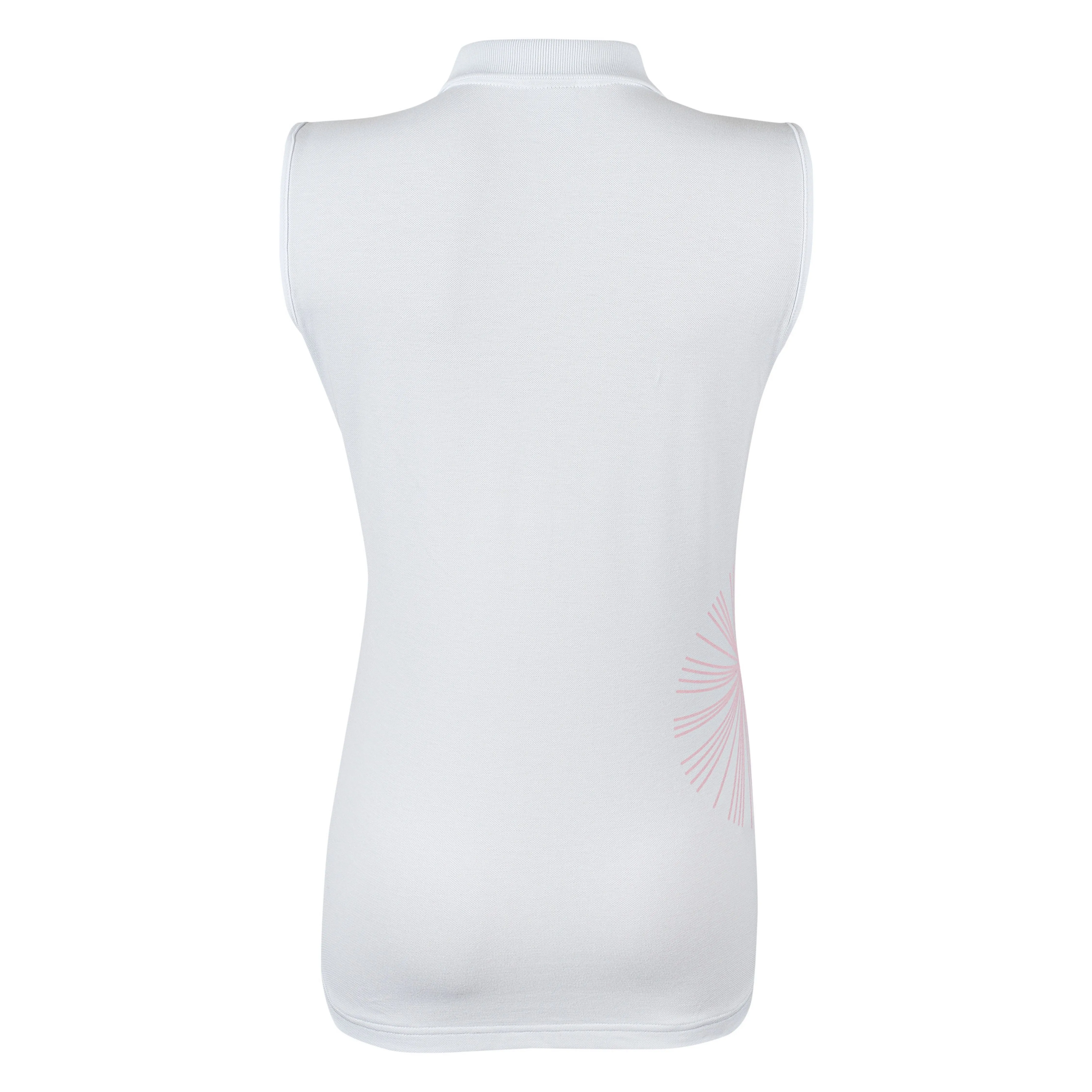 Girls Golf Puff Flower Rose Sleeveless Polo Damen