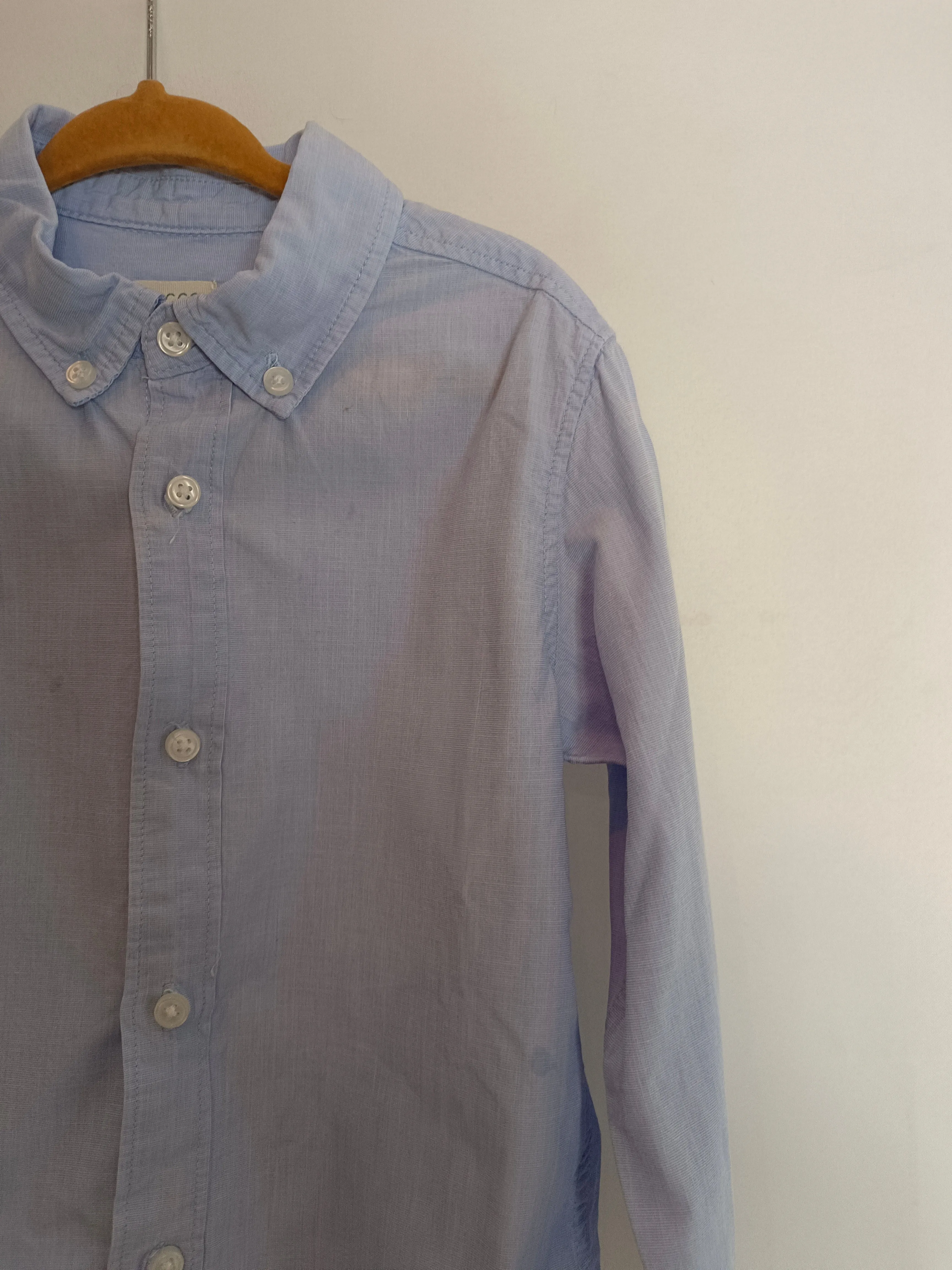 GOCCO. CAMISA OXFORD AZUL T34