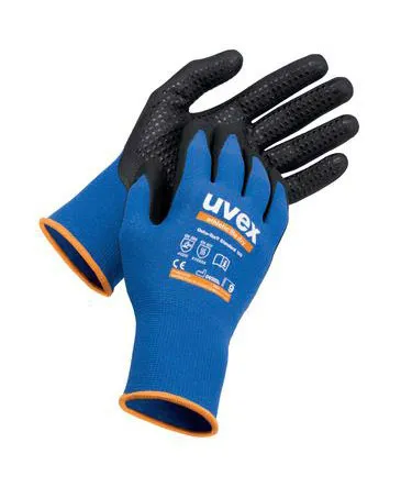 Guante de protección uvex athletic lite dry, cat. II, talla 8, pack 10 pares
