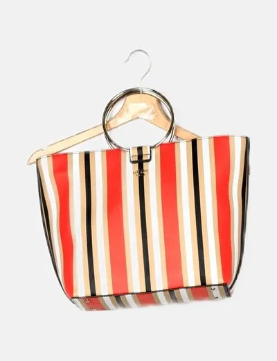 Guess Bolso rayas multicolor