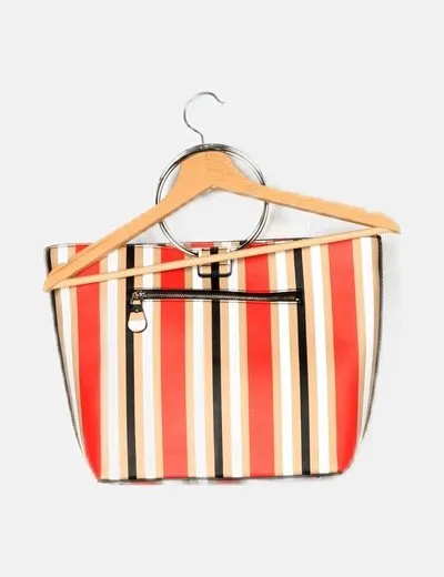 Guess Bolso rayas multicolor