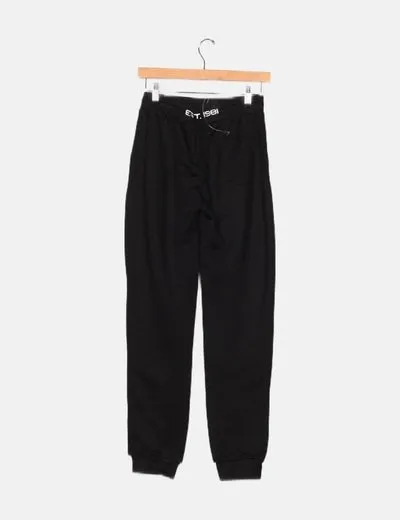 Guess Pantalón negro deportivo