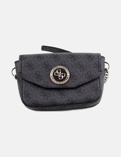Guess Riñonera gris monogram