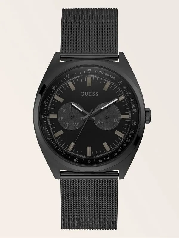 GUESS STAINLESS STEEL MULTIFUNCTION WATCH