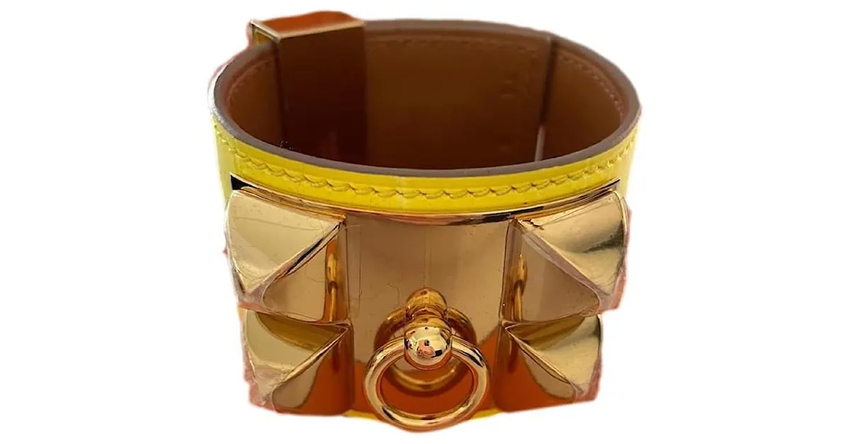 Hermès Collier de chein Amarillo 