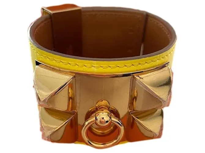 Hermès Collier de chein Amarillo 
