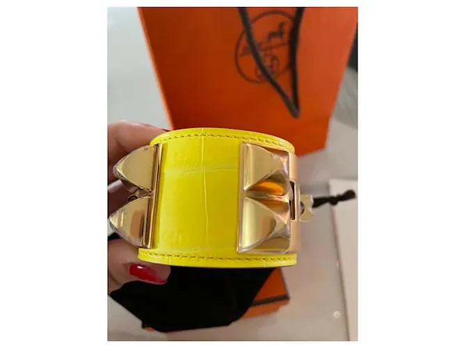 Hermès Collier de chein Amarillo 