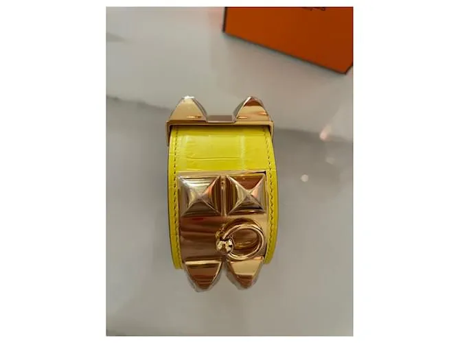 Hermès Collier de chein Amarillo 