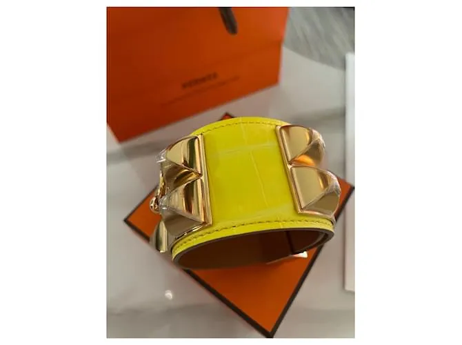 Hermès Collier de chein Amarillo 