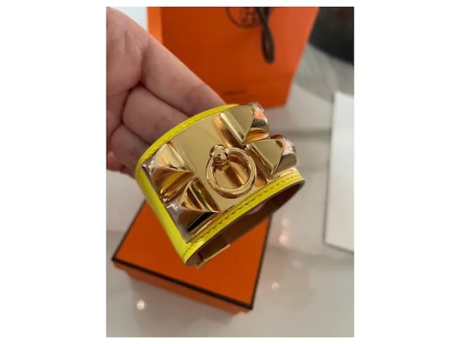 Hermès Collier de chein Amarillo 
