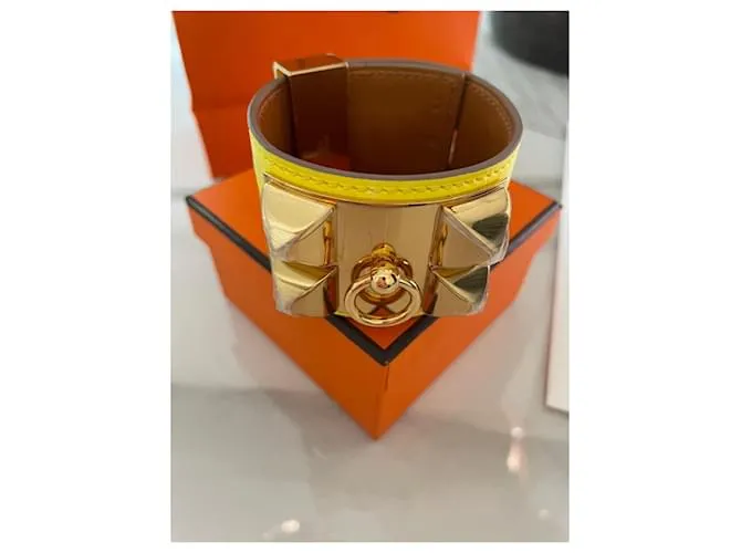 Hermès Collier de chein Amarillo 