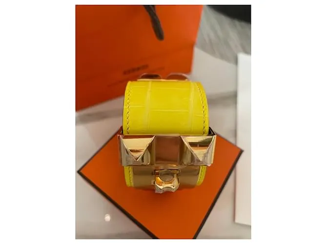Hermès Collier de chein Amarillo 