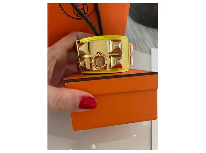 Hermès Collier de chein Amarillo 