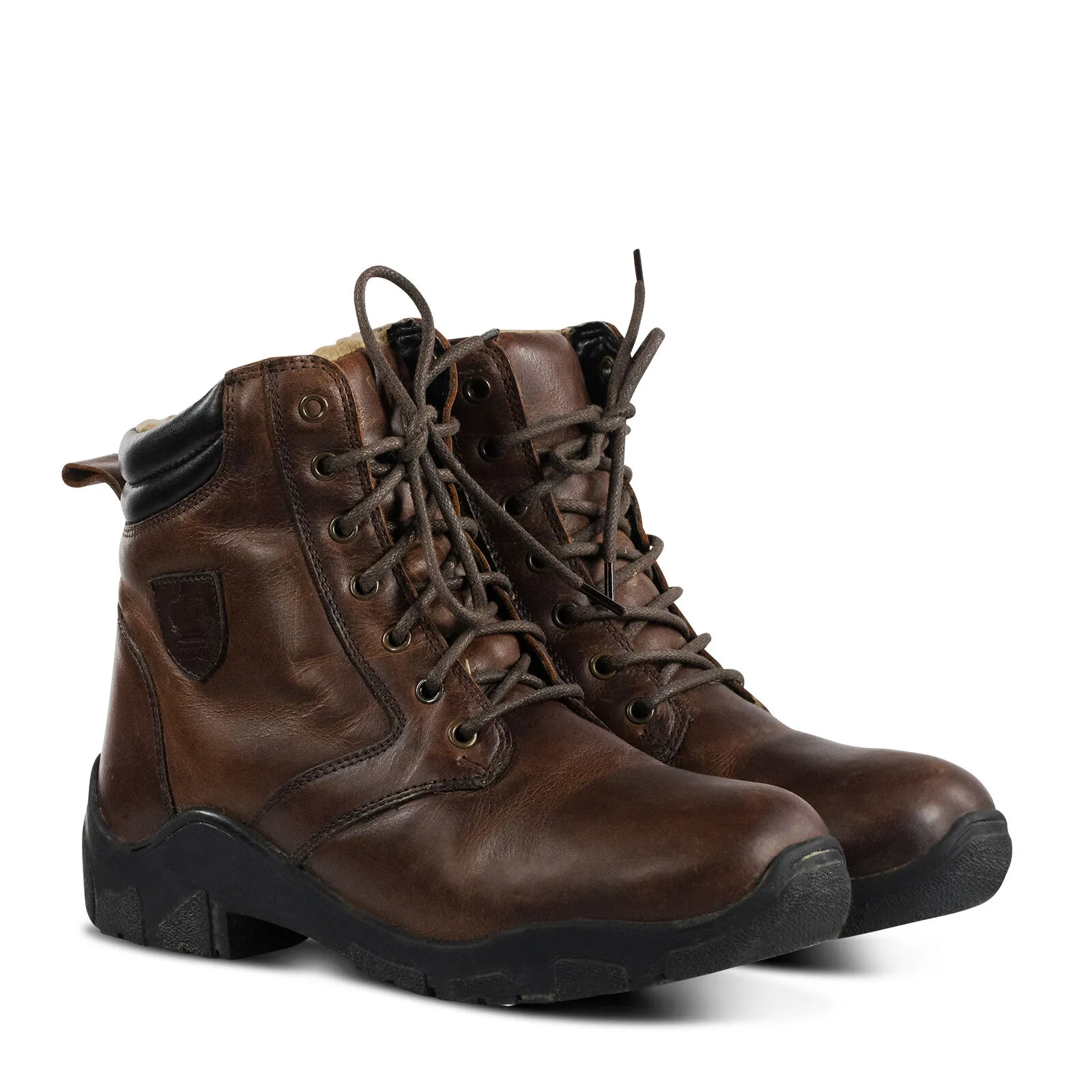 Horze Botines de Cuero de Invierno para Mujer Chamonix