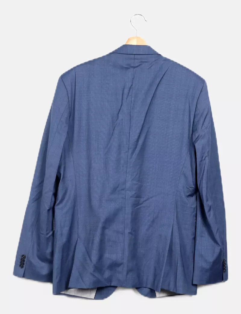 Hugo Boss Americana cruzada azul marino
