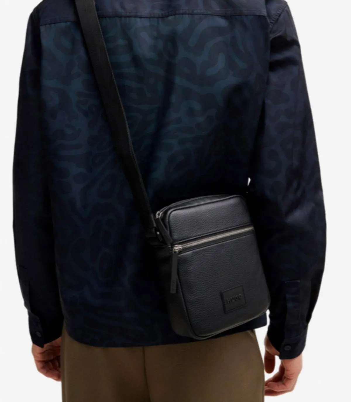 HUGO BOSS  BANDOLERA PARA HOMBRE NEGRA  ETHON
