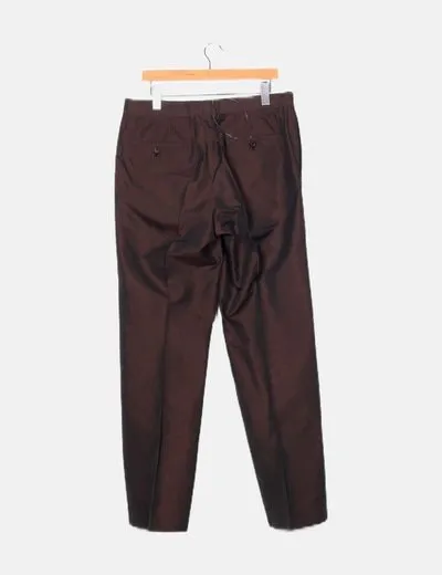 Hugo Boss Conjunto blazer y pantalón marrón traje