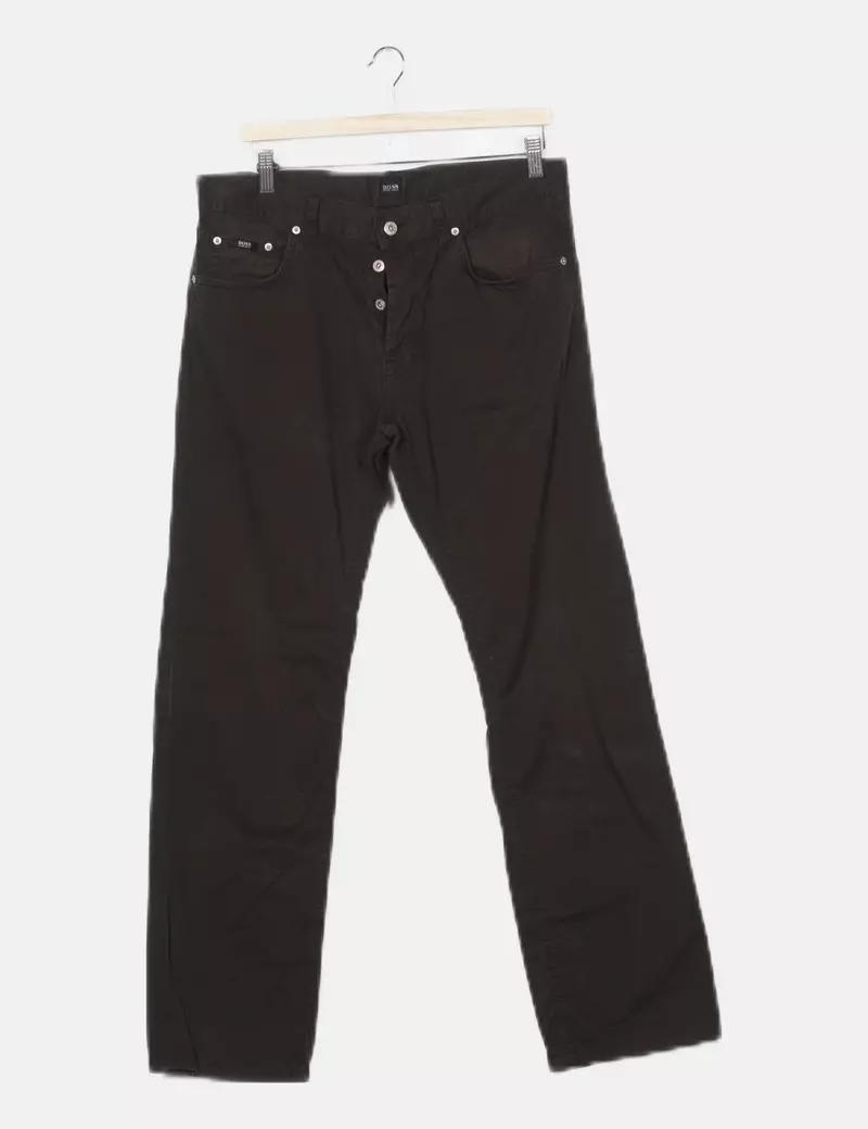 Hugo Boss Pantalón negro fluido