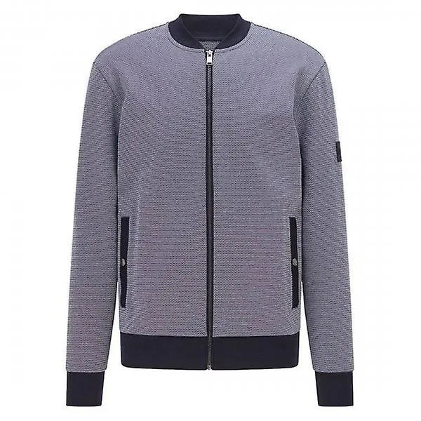 Hugo Boss Skiles 40 Zip Up Bomber Sudadera Navy 404 50458174
