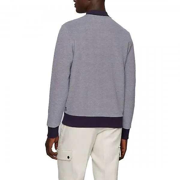 Hugo Boss Skiles 40 Zip Up Bomber Sudadera Navy 404 50458174